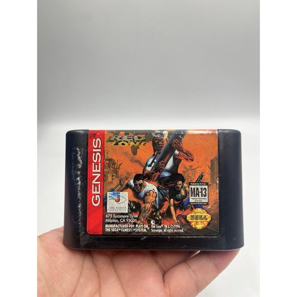 Red Zone (Sega Genesis) Cart Only - Picture 1 of 5